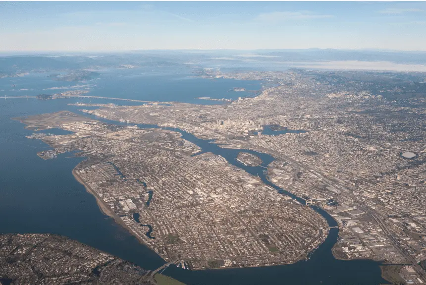 Panoramic view of Alameda for comprehensive pest control services in Alameda.