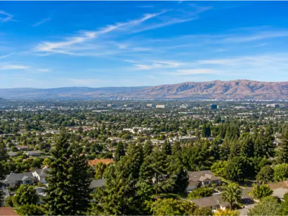 Residential area in Santa Clara County, California
